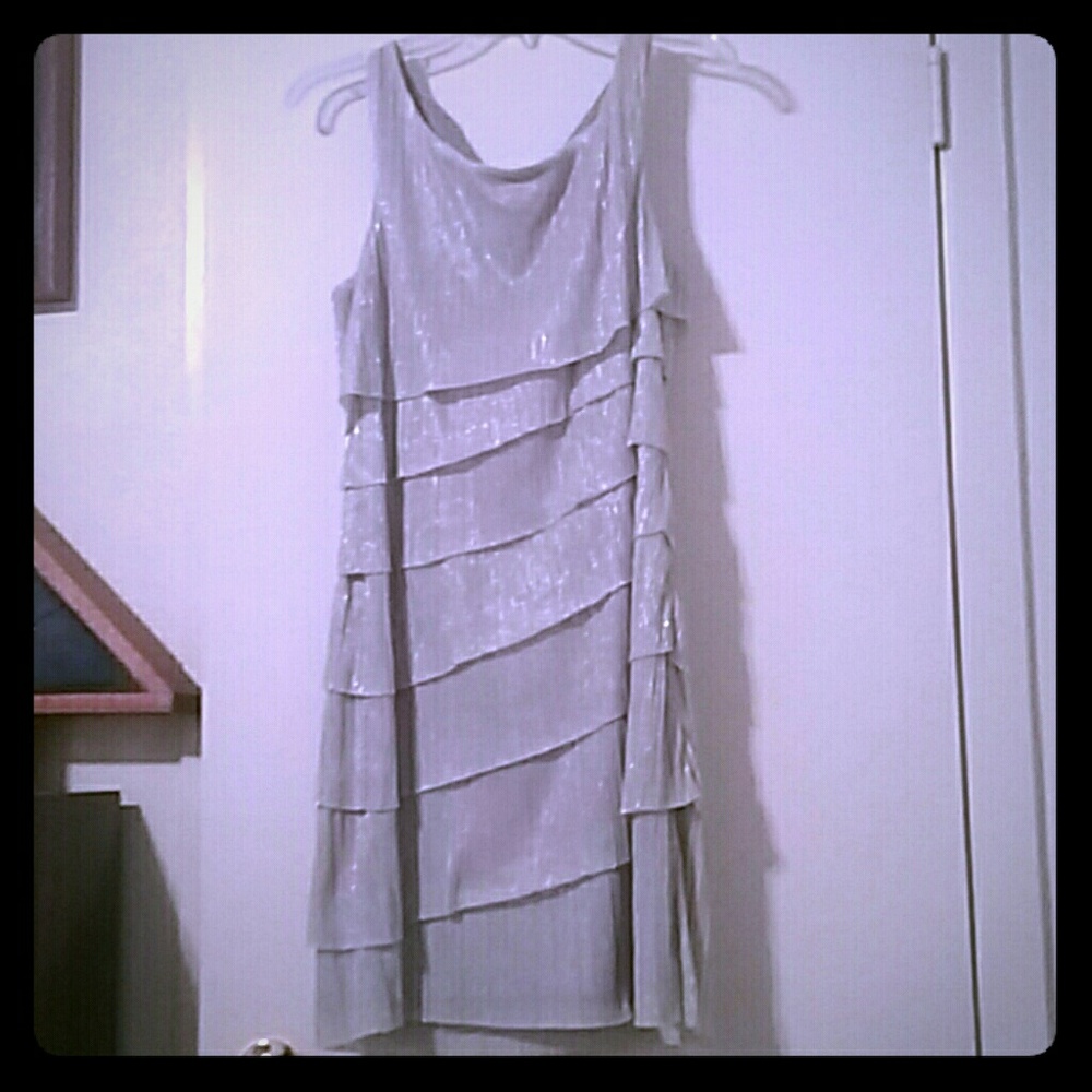 Shimmery mini dress